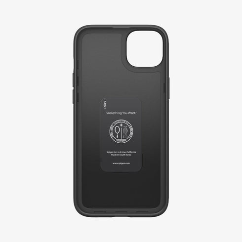 ACS04766 - iPhone 14 Pro Max Case Thin Fit in black showing the back